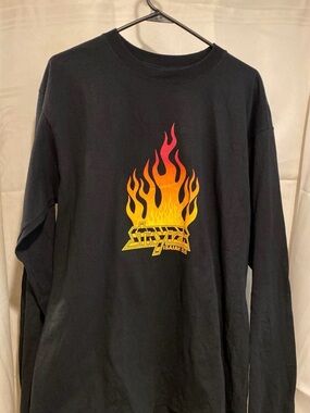 Stryper 2003 Long Sleeve Tee with Flame Graphic
